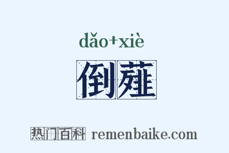 倒薤是什么意思的图片